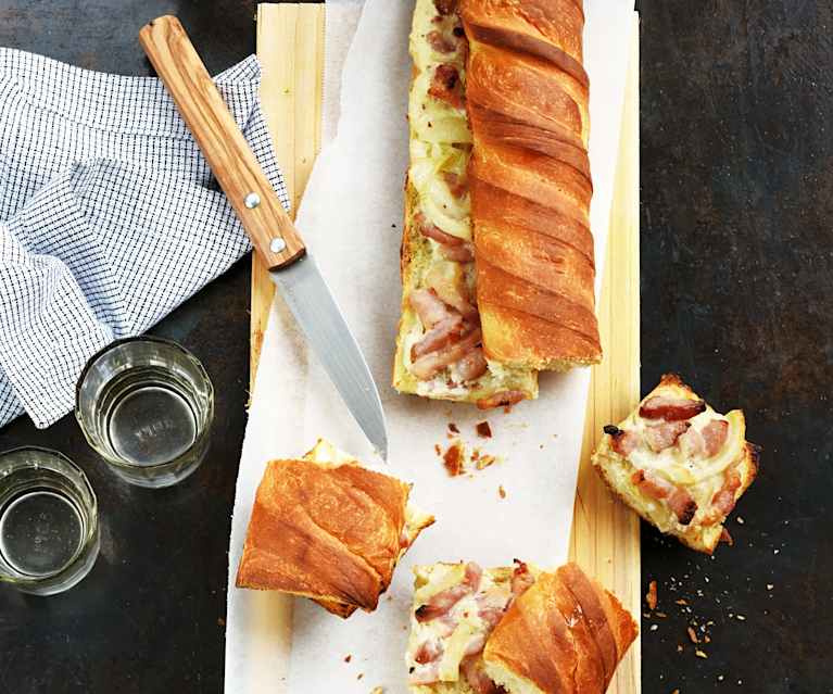 Baguette flammekueche Baguette flammekueche