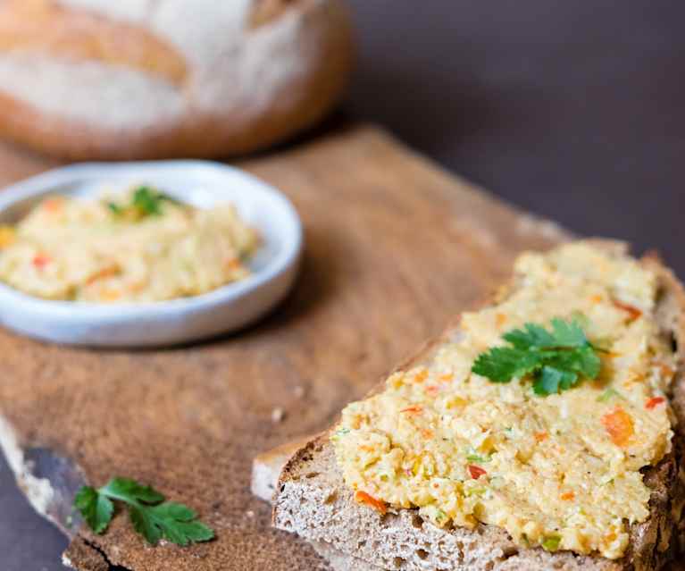 Patê de grão com sabor a mar Patê de grão com sabor a mar