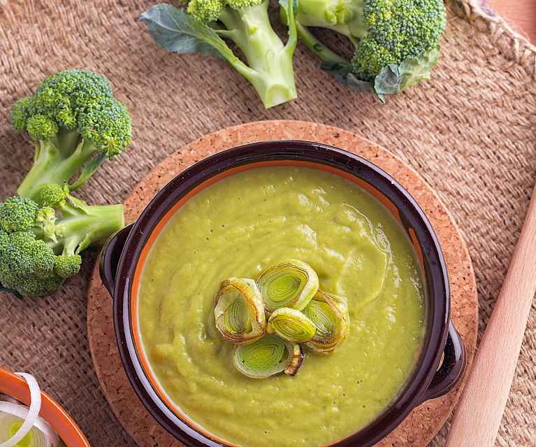 Crema di broccoli e porri Crema di broccoli e porri