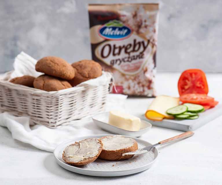 Otrębowe bułki z oregano Otrębowe bułki z oregano