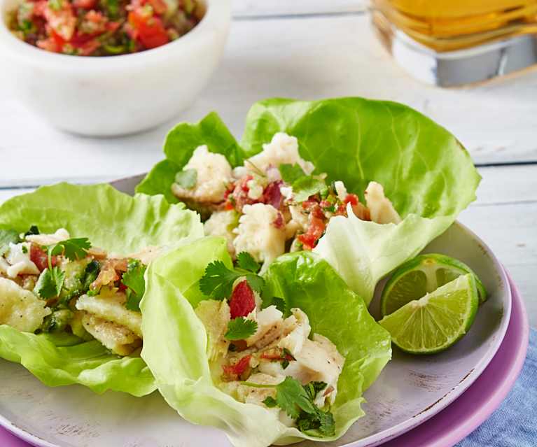 Taquitos de pescado low carb Taquitos de pescado low carb