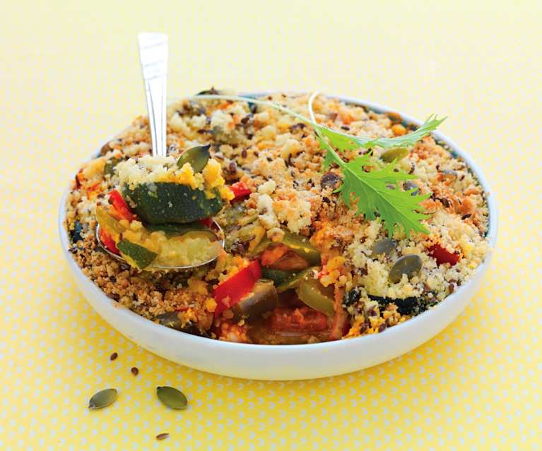 Crumble aux légumes du soleil Crumble aux légumes du soleil