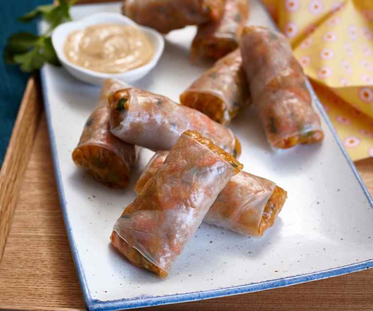 Asiatische Mini-Wraps Asiatische Mini-Wraps