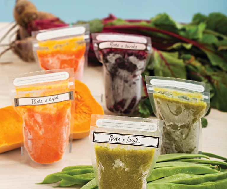 Purée z warzyw gotowanych na parze do zamrożenia Purée z warzyw gotowanych na parze do zamrożenia