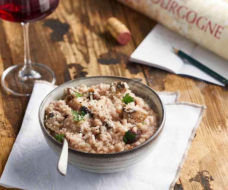 Risotto au vin rouge Risotto au vin rouge