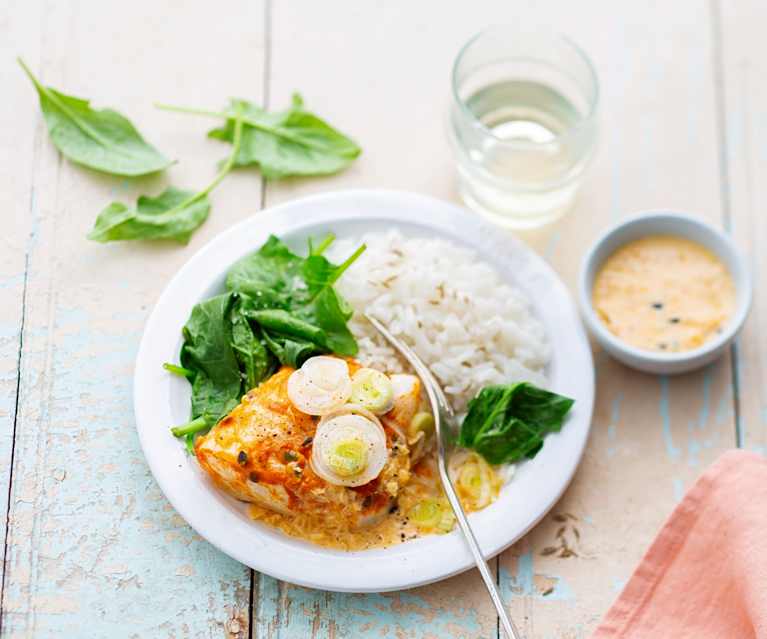 Curry de cabillaud aux fruits de la Passion Curry de cabillaud aux fruits de la Passion
