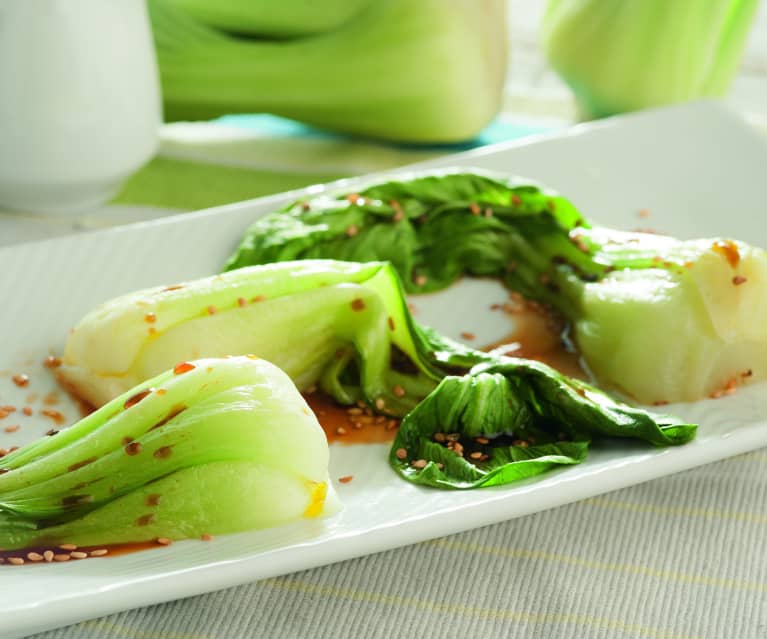 Pak Choi Mit Sesam Und Sojasauce Cookidoo Das Offizielle Thermomix Rezept Portal