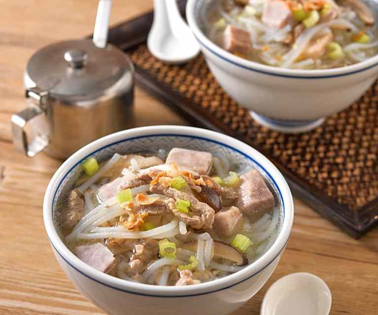 香菇肉絲芋頭米粉湯 香菇肉絲芋頭米粉湯
