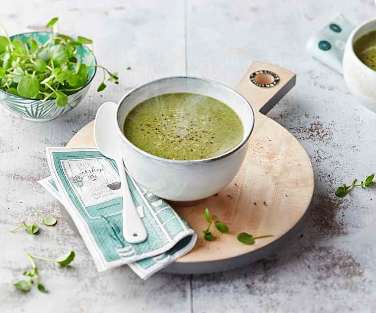 Velouté de cresson à la brousse Velouté de cresson à la brousse