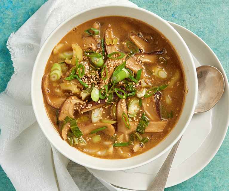 Shiitake Mushroom Soup with Burdock Root Shiitake Mushroom Soup with Burdock Root