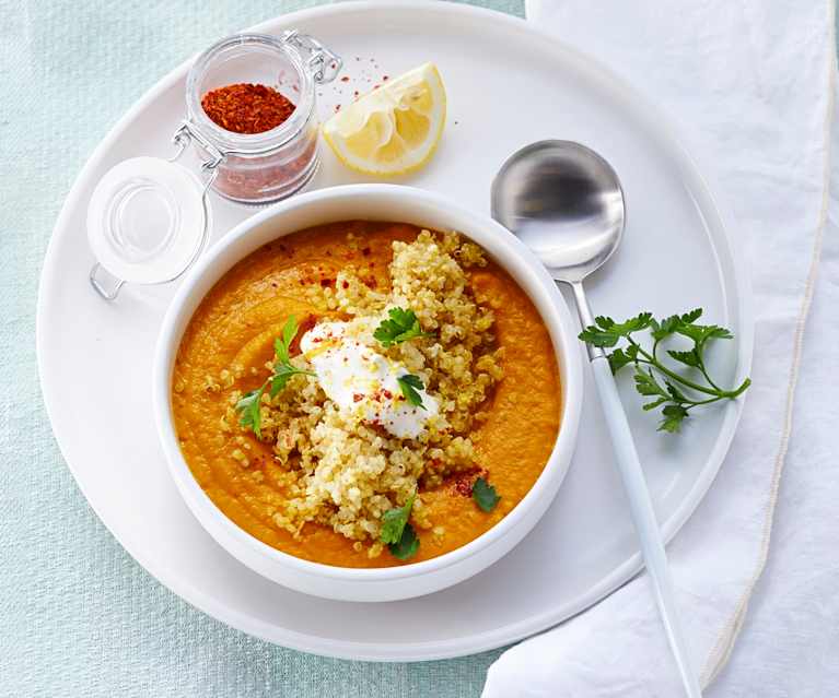 Möhrencreme mit Quinoa Möhrencreme mit Quinoa