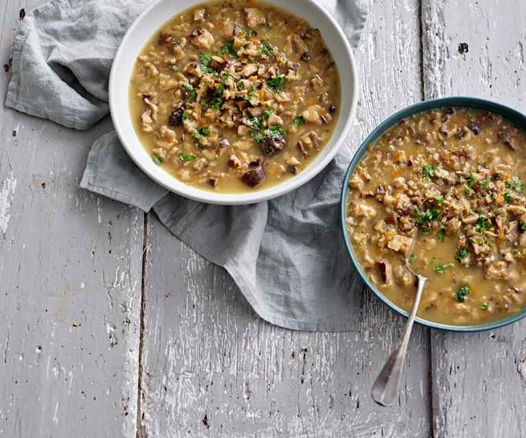 Sopa de cogumelos Sopa de cogumelos