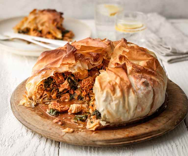 Chicken And Chorizo Filo Pie Cookidoo The Official Thermomix Recipe Platform