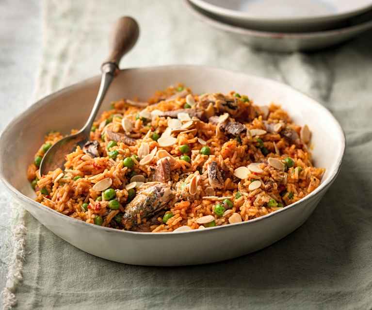 Sardine and Pea Pilaf Sardine and Pea Pilaf