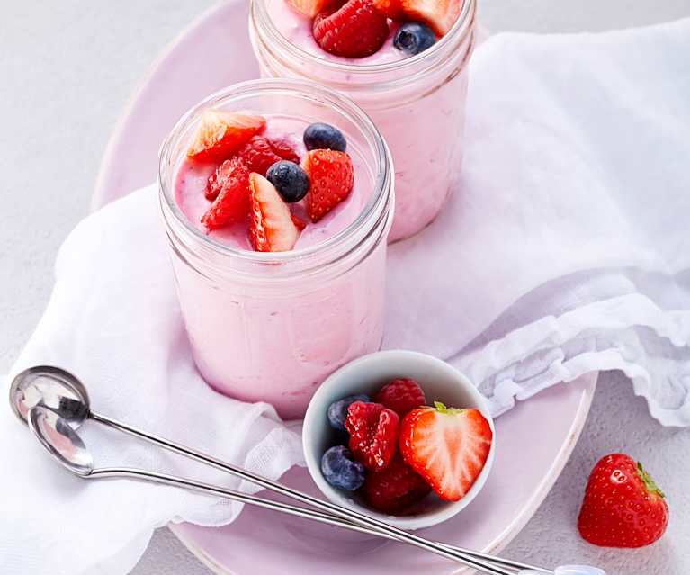 Beeren-Quark-Creme (zuckerfrei) Beeren-Quark-Creme (zuckerfrei)