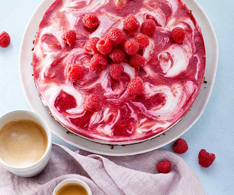 Joghurt-Himbeer-Torte (zuckerfrei) Joghurt-Himbeer-Torte (zuckerfrei)