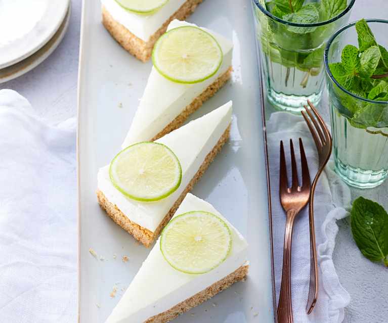 Limetten-Quark-Torte (zuckerfrei) Limetten-Quark-Torte (zuckerfrei)