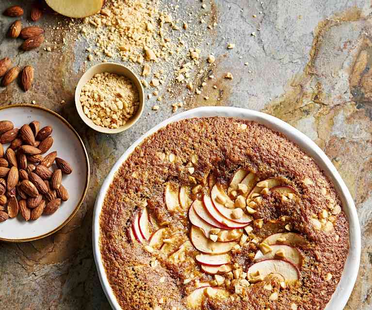 Bolo de maçã, amêndoa e aveia Bolo de maçã, amêndoa e aveia