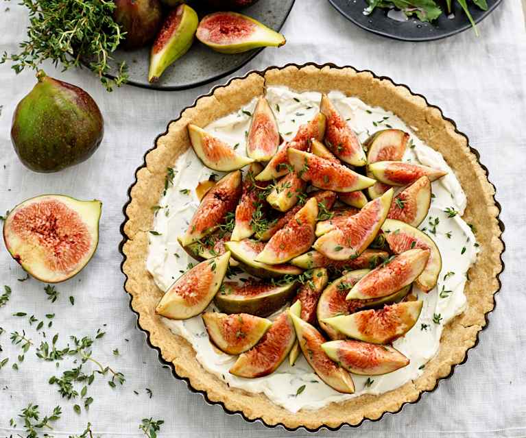Tarte de figo e queijo Tarte de figo e queijo