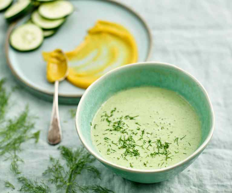 Sopa fria de pepino Sopa fria de pepino
