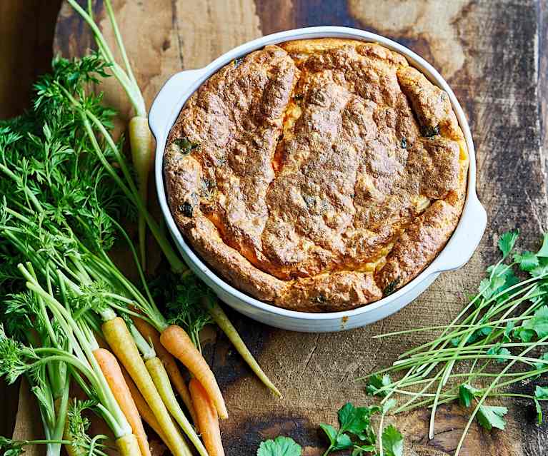 Soufflé de legumes da época Soufflé de legumes da época