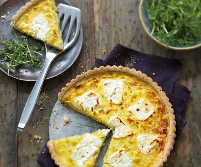 Flamiche aux poireaux et au chèvre frais Flamiche aux poireaux et au chèvre frais