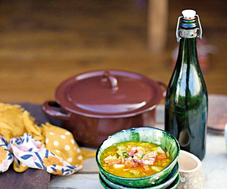 Soupe paysanne au lard Soupe paysanne au lard