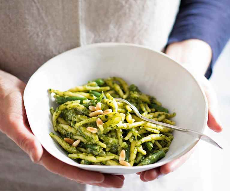 Trofie au pesto Trofie au pesto