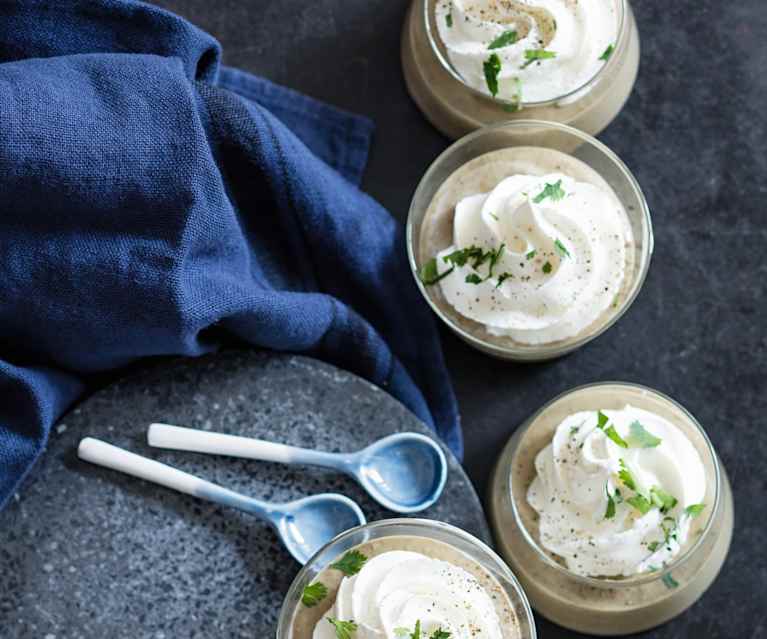 Crème de lentilles au lard Crème de lentilles au lard