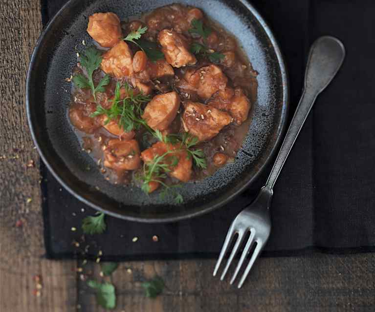 Poulet au gingembre et aux oignons Poulet au gingembre et aux oignons