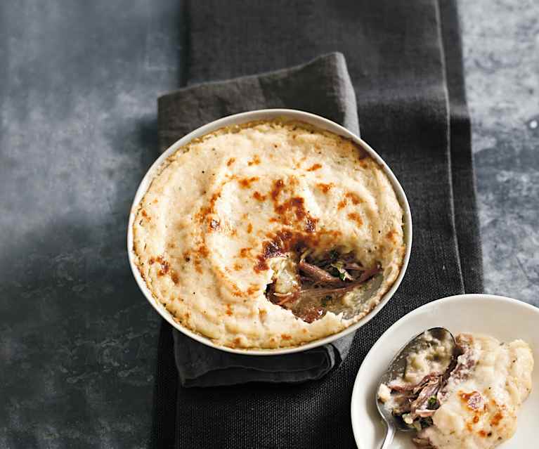 Gratin de céleri aux poires et au canard Gratin de céleri aux poires et au canard