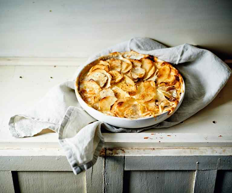 Gratin de pommes de terre et topinambours Gratin de pommes de terre et topinambours