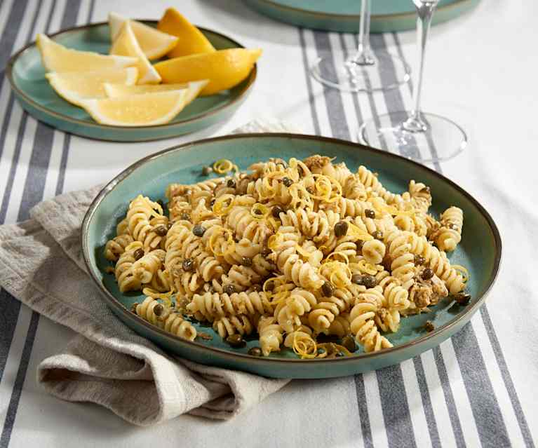 Tuna and Caper Sauce Fusilli Tuna and Caper Sauce Fusilli