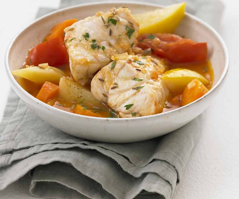 Lotte vapeur façon tajine Lotte vapeur façon tajine