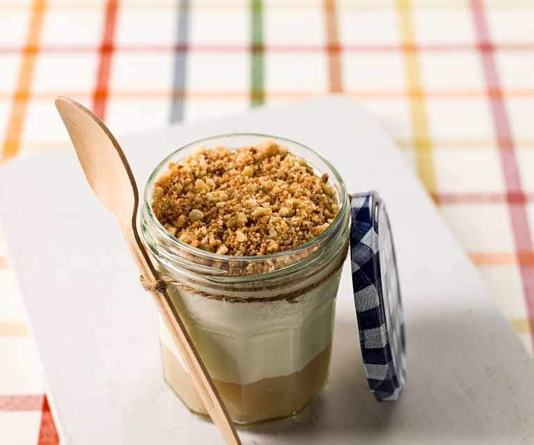 Puré de fruta con yogur y cereal Puré de fruta con yogur y cereal