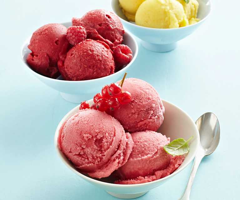 Johannisbeersorbet Johannisbeersorbet