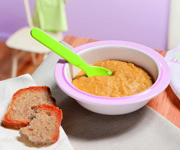 Zwiebackbrei mit Aprikose Zwiebackbrei mit Aprikose