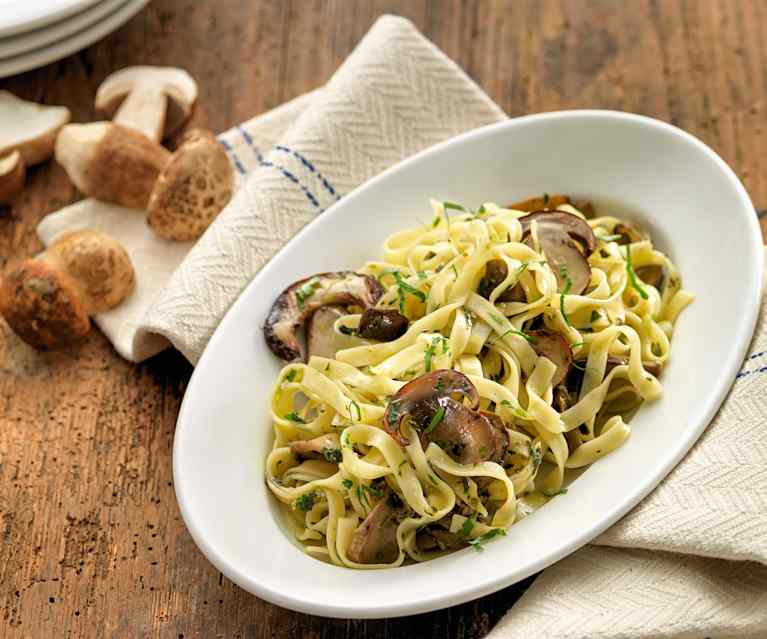 Tagliatelle with porcini mushrooms Cookidoo® the official Thermomix