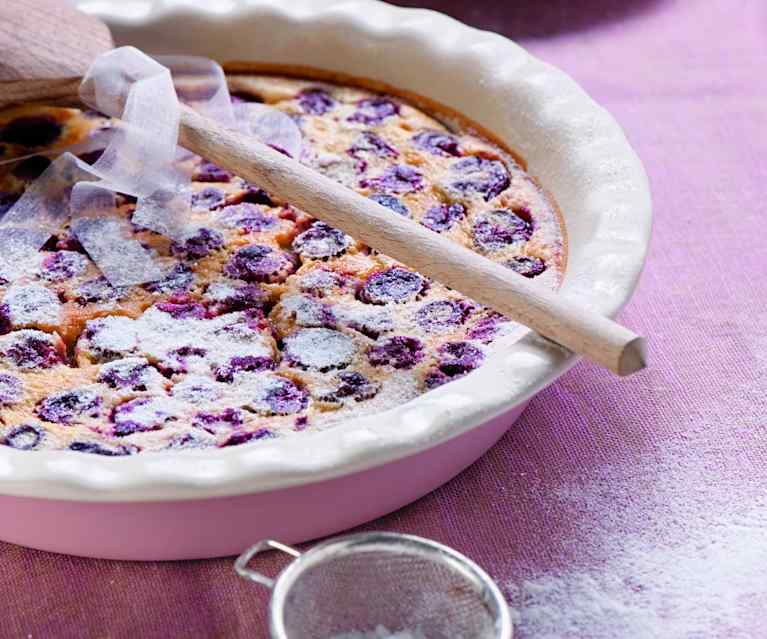 Clafoutis - wiśnie w cieście Clafoutis - wiśnie w cieście