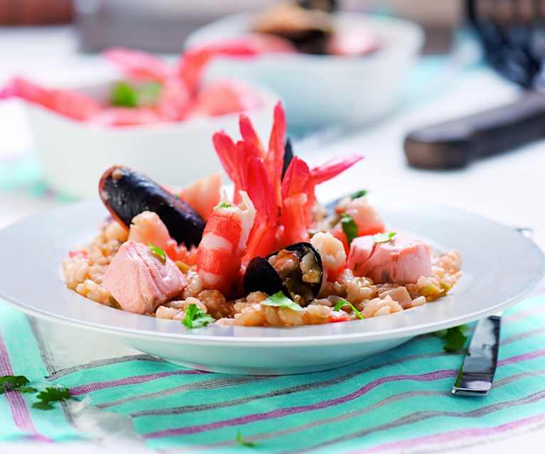 Risotto z owocami morza Risotto z owocami morza