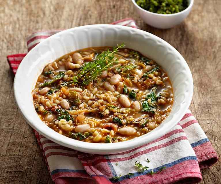 Pearl Barley and White Bean Stew Pearl Barley and White Bean Stew