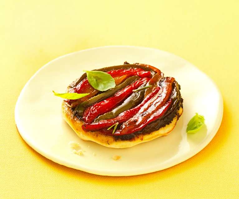 Tatin de poivron et tapenade Tatin de poivron et tapenade