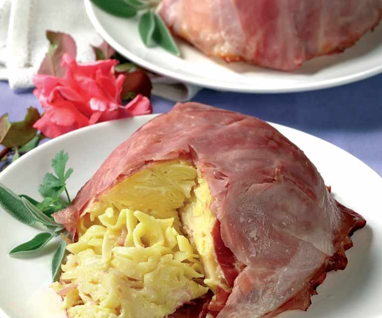 Pâtes en dôme de jambon Pâtes en dôme de jambon