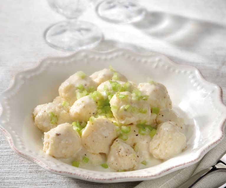 Gnocchi Di Sedano Rapa Con Castelmagno Dop Cookidoo Das Offizielle Thermomix Rezept Portal