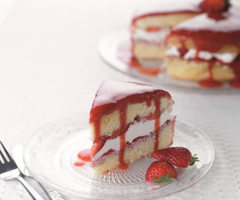 Como fazer Bolo de Morango (# How to Make Strawberry Shortcake