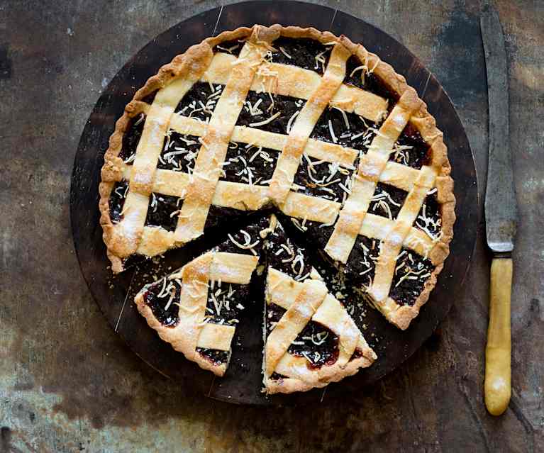 Włoska tarta z dżemem Włoska tarta z dżemem