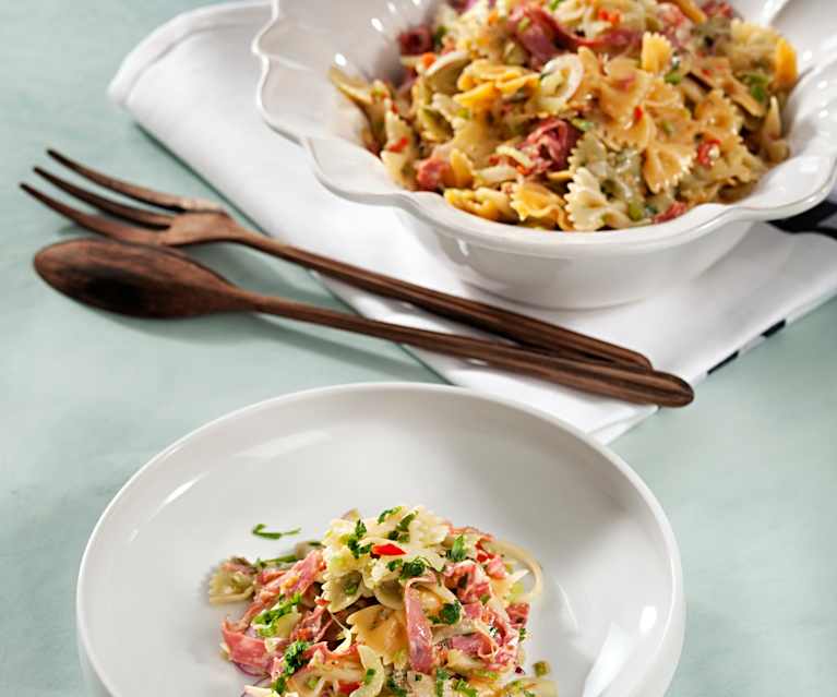 Pasta Salad with Salami Pasta Salad with Salami