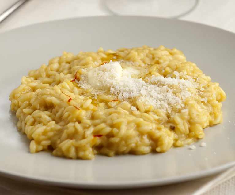 Risotto a la milanesa Risotto a la milanesa