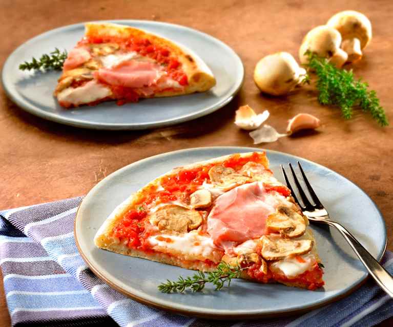 Prosciutto and Mushroom Pizza Prosciutto and Mushroom Pizza
