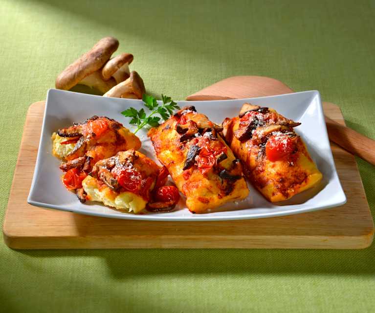 Mini-calzones champignon-ricotta Mini-calzones champignon-ricotta